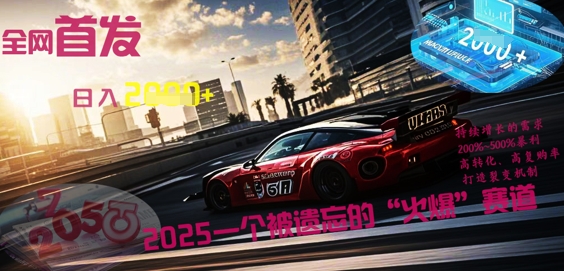 全网首发：2025一个被遗忘的“火爆”赛道轻松日入多张-梵摄网创