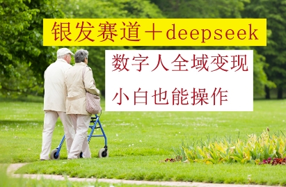 银发赛道+deepseek数字人全域变现，小白也能操作-梵摄网创