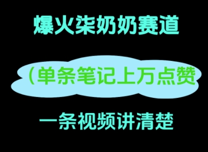 小红书爆火柒奶奶，13 天涨粉 8.7 W，全流程拆解-梵摄网创