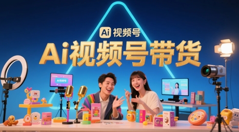 风口已至！AI视频号带货轻松月入过1W，99%的普通人却卡在内容制作门槛-梵摄网创
