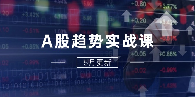 （14808期）A股趋势实战课：主力动向+政策红利，2025全年策略5月更新-梵摄网创