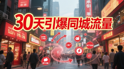 30天引爆同城流量：团购篇 认知篇 流量篇 来客篇 达人篇 老板人设IP篇 投流篇-梵摄网创