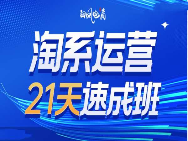 淘系运营21天速成班35期，年前最后一波和2025方向-梵摄网创