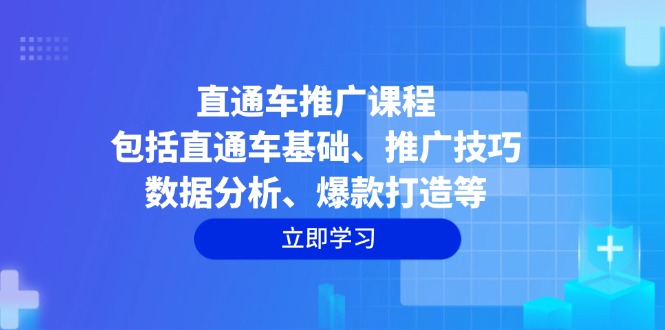 （14001期）直通车推广课程：包括直通车基础、推广技巧、数据分析、爆款打造等-梵摄网创