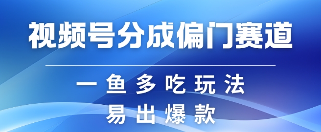 视频号创作者分成计划偏门类目，容易爆流，实拍内容简单易做【揭秘】-梵摄网创