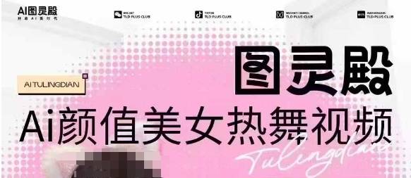 全网首发，原价988图灵殿AI颜值美女热舞视频，云端生图，轻松过原创-梵摄网创